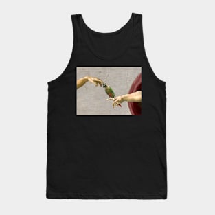 Michelangelo Conure Green Ckeeked Parrot Tank Top